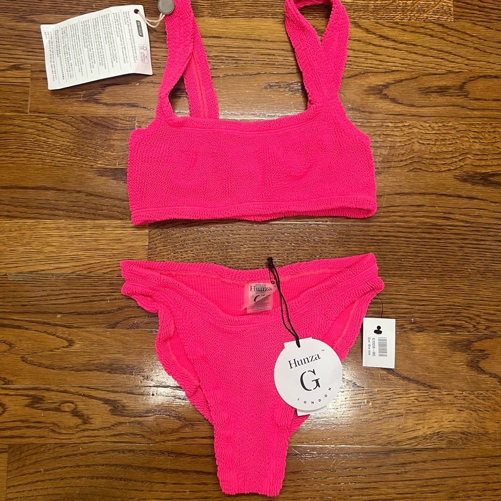 Hunza G Pink Bikini Set